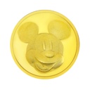 24k " Disney - Mickey Mouse " Yellow Gold Coin - 8g