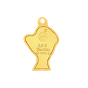 24k " أم علاي  " Yellow Gold Ingot Wearable- 2.5g