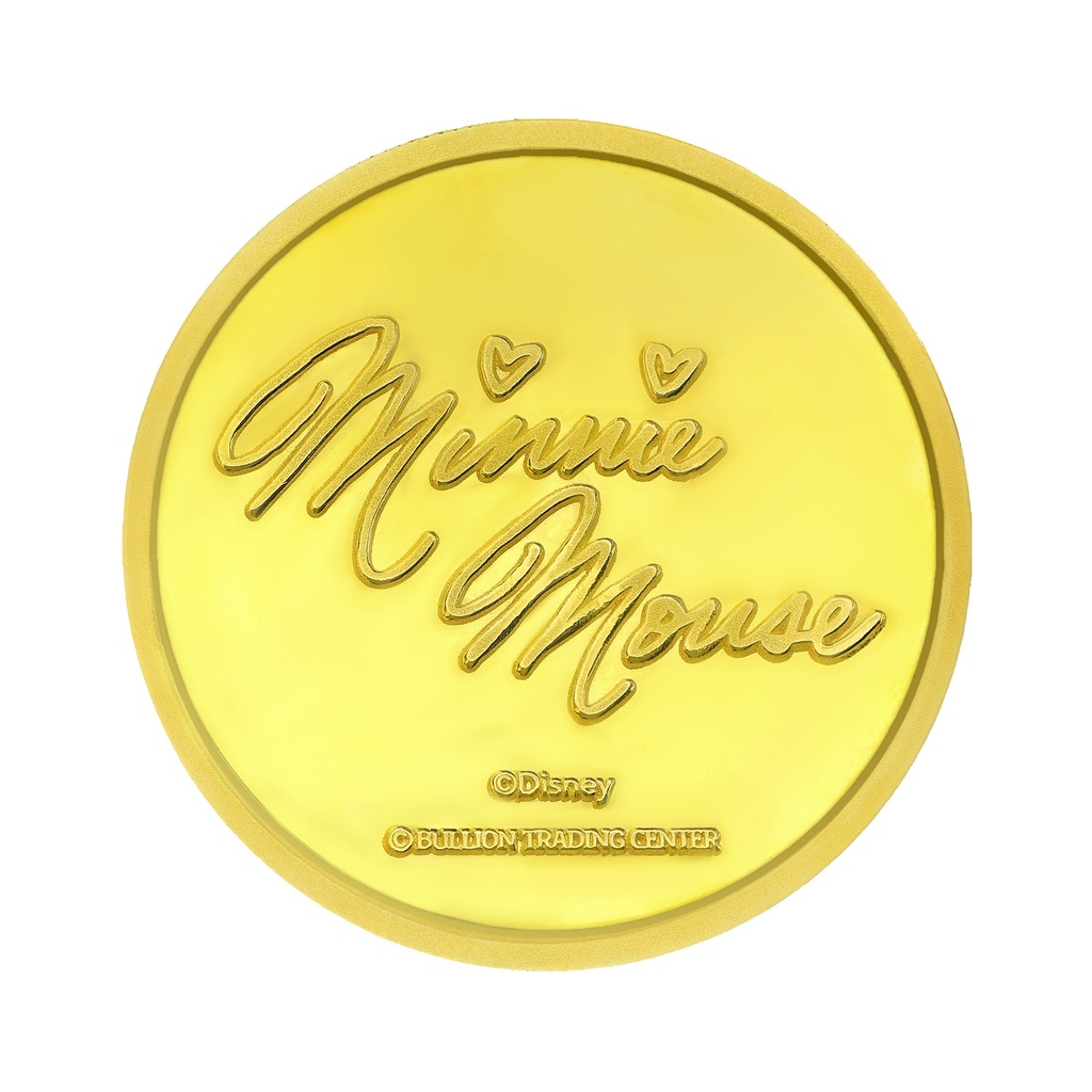 24k " Disney - Minnie Mouse " Yellow Gold Coin - 2g
