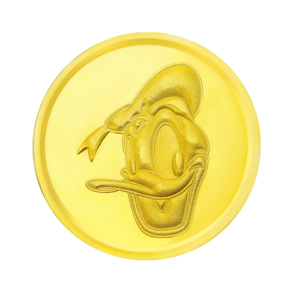 24k " Disney - Donald Duck" Yellow Gold Coin - 4g