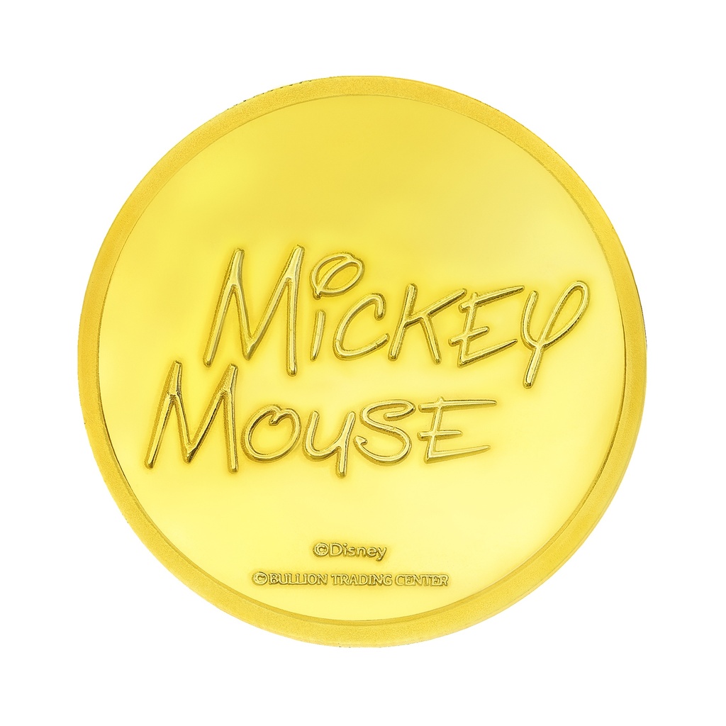 24k " Disney - Mickey Mouse " Yellow Gold Coin - 40g