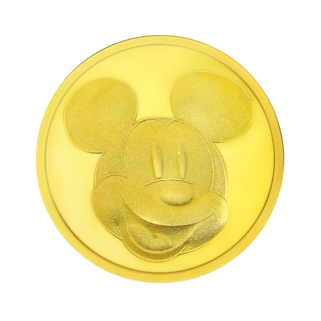 24k " Disney - Mickey Mouse " Yellow Gold Coin - 40g