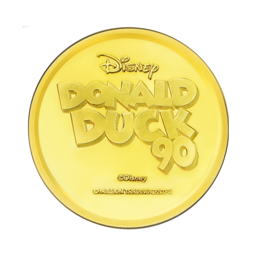 24k " Disney - Uncle Scrooge" Yellow Gold Coin - 40g