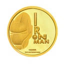  24k " Marvel -IRON MAN " Yellow Gold Coin - 40g 