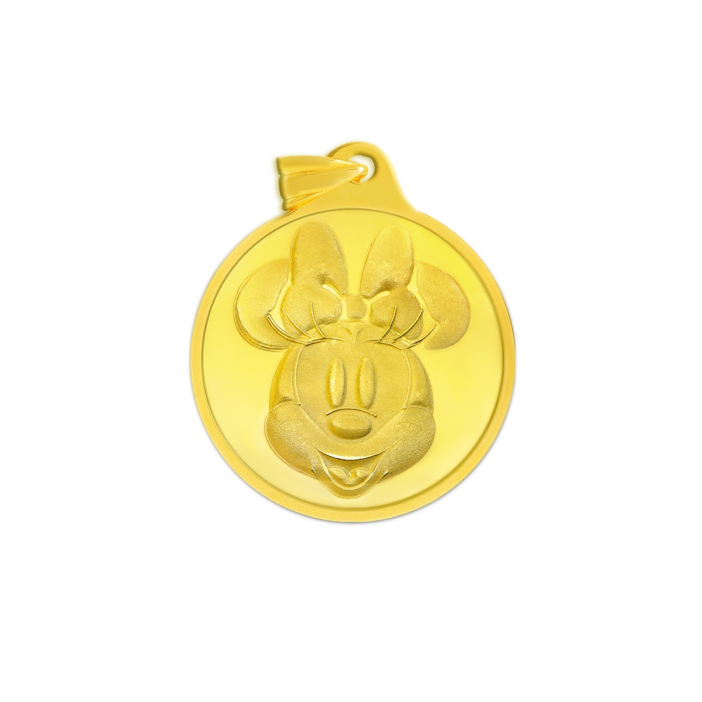 24k " Disney - Minnie Mouse " Yellow Gold Coin - 8.35g