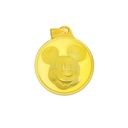 24k " Disney - Mickey Mouse " Yellow Gold Coin - 8.35g 