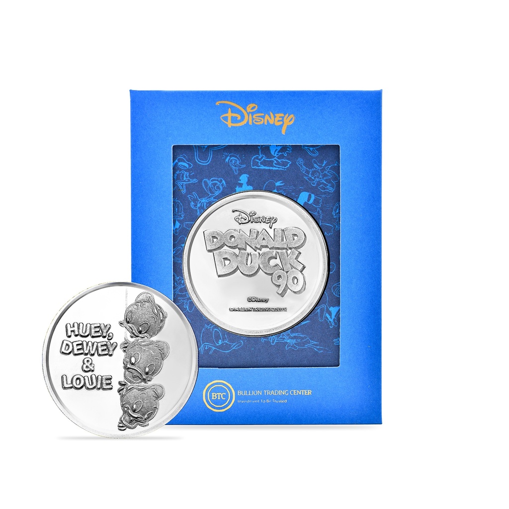 Disney- Huey, Dewey, and Louie-10g Silver 