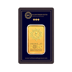 24k " Vision 2030 " Yellow Gold Ingot - 31.10g 