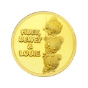 24k " Disney - Huey, Dewey, and Louie" Yellow Gold Coin - 8g