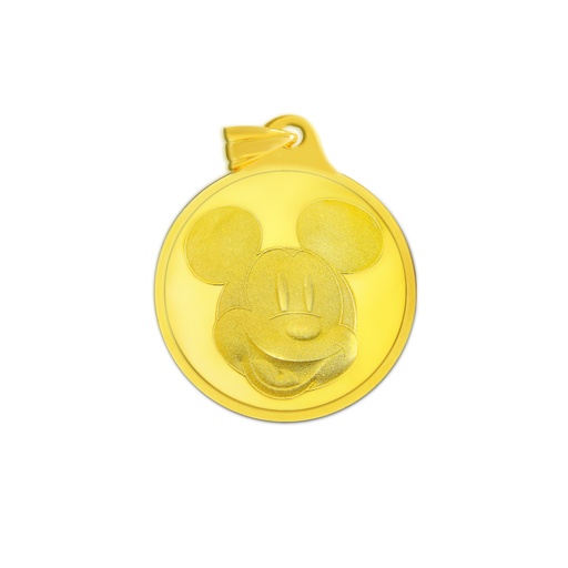 24k " Disney - Mickey Mouse " Yellow Gold Coin - 2.35g