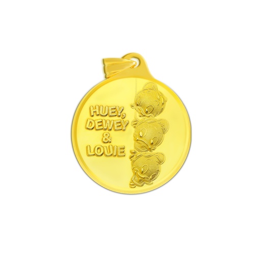 24k " Disney - Huey, Dewey, and Louie" Yellow Gold Coin - 4.35g 