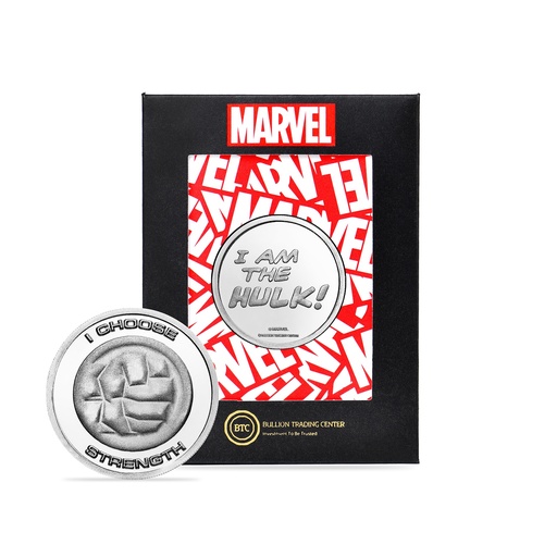 Marvel-HULK -50gm Silver