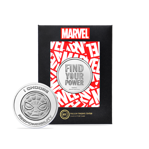 Marvel-SPIDER MAN -50gm Silver