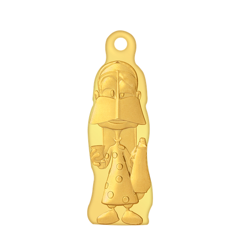 24k " ام سعيد  " Yellow Gold Ingot Wearable- 10g  